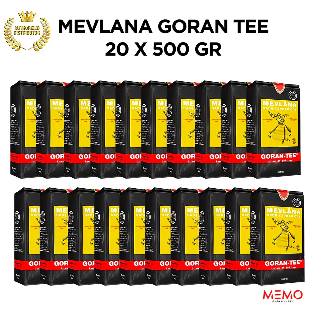 MEVLANA GORAN TEA 20 x 500gr - Memo Cash and Carry 