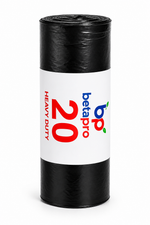 Betapro 20 Black Bin Bags 20x20 Rolls