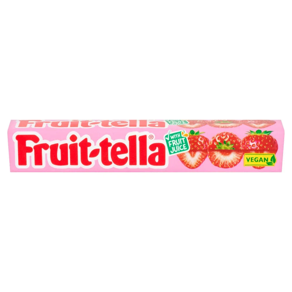 Fruit-tella Strawberry Stick (40 Packs x 41G) - Memo Cash and Carry 