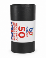 Betapro 50 Black Bin Bags 50x10 Rolls