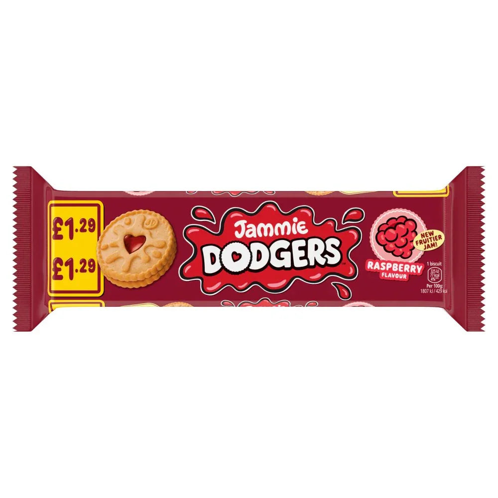 Jammie Dodgers Raspberry Flavour (15 Pack x 140G) - Memo Cash and Carry 