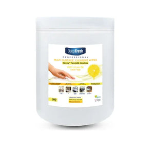 Deep Fresh Wet Wipes - Bucket Lemon Multi Surface Cleaning 1x300 - Memo Cash and Carry 