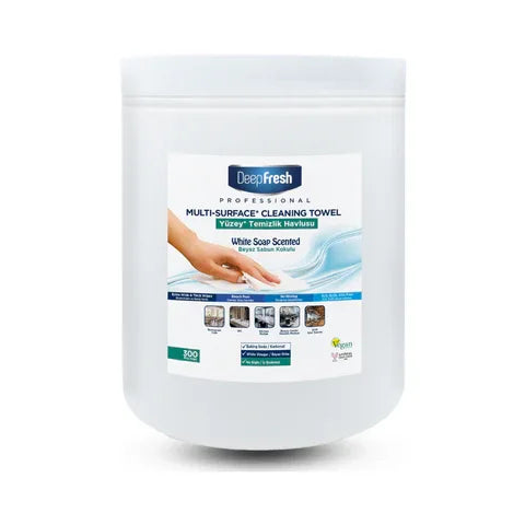 Deep Fresh Wet Wipes - Bucket Multi Surface Cleaning 1x300 - Memo Cash and Carry 