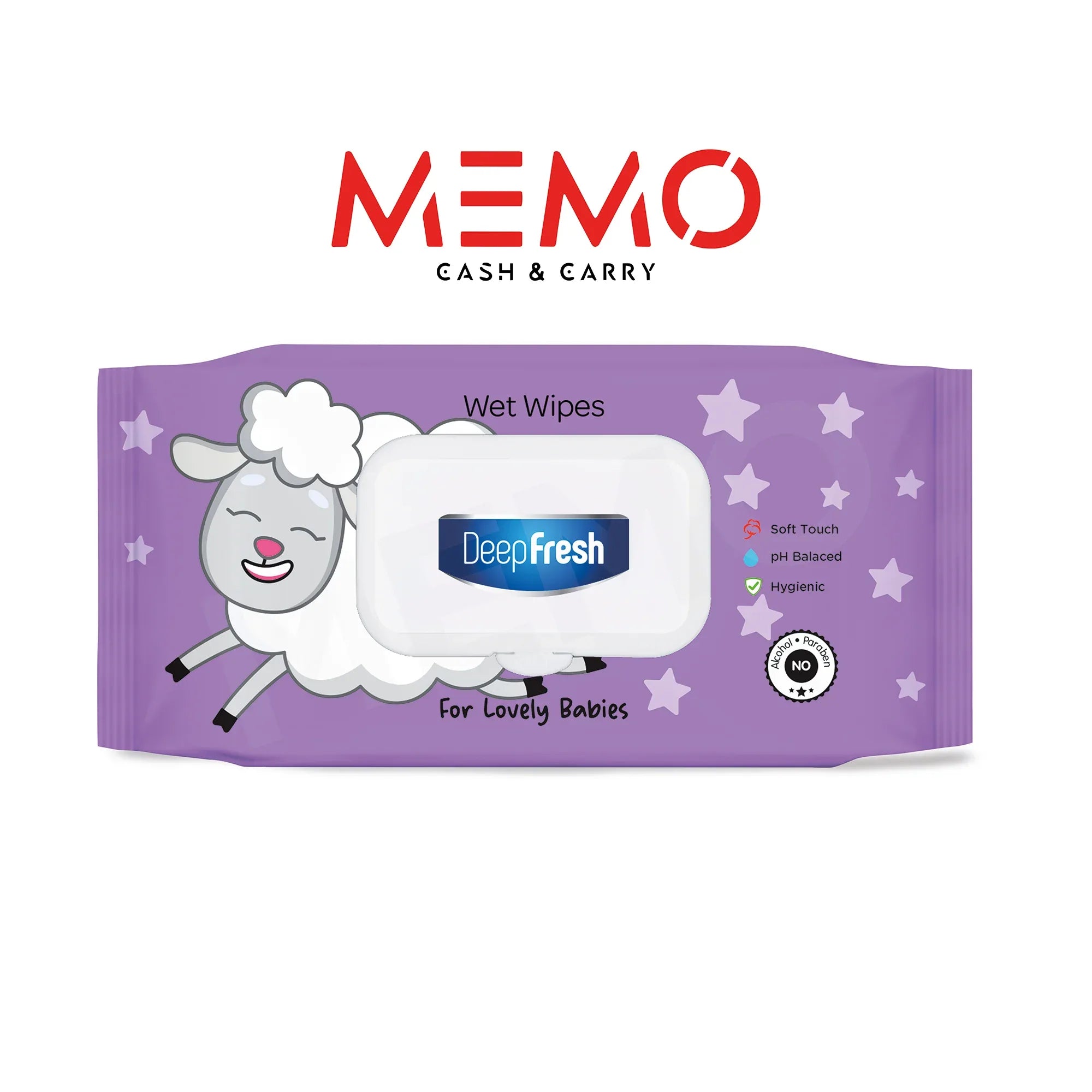 Deep Fresh Little Lamb Baby Wipes – 24 Packs x 72 Wipes - Memo Cash and Carry 