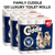 Family Cuddle 3-Ply Premium Toilet Rolls – 120 Rolls – Quilted Soft & Strong Toilet Tissue – Bulk Family Pack