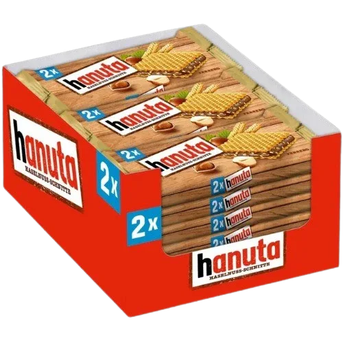 Hanuta Wafer Biscuit (18 Pack x 44G) - Memo Cash and Carry 