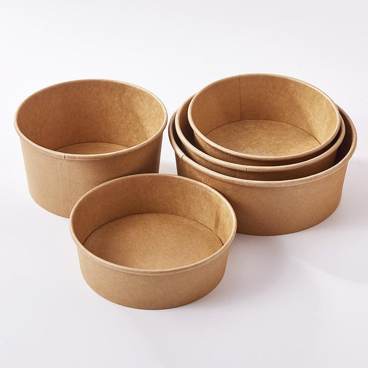 750ml Kraft Hot Food Bowls (300 Pcs)