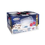 Food containers, case of 250 x 650ml bottles — wholesale bulk for UK businesses