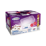 Food containers, case of 250 x 1000ml bottles — wholesale bulk for UK businesses