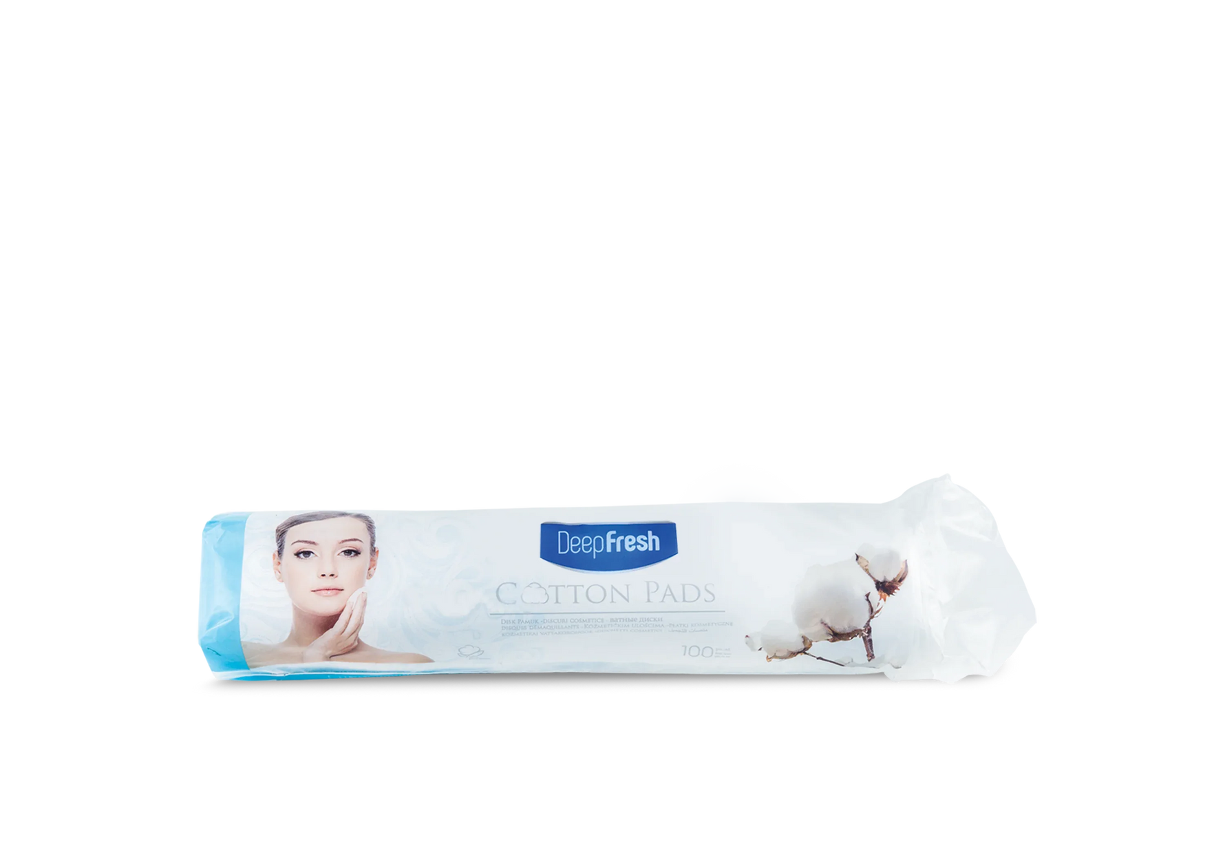 Deep Fresh Make-Up Removal Cotton With Bags (48 Packs x 100 Pcs) - Memo Cash and Carry 