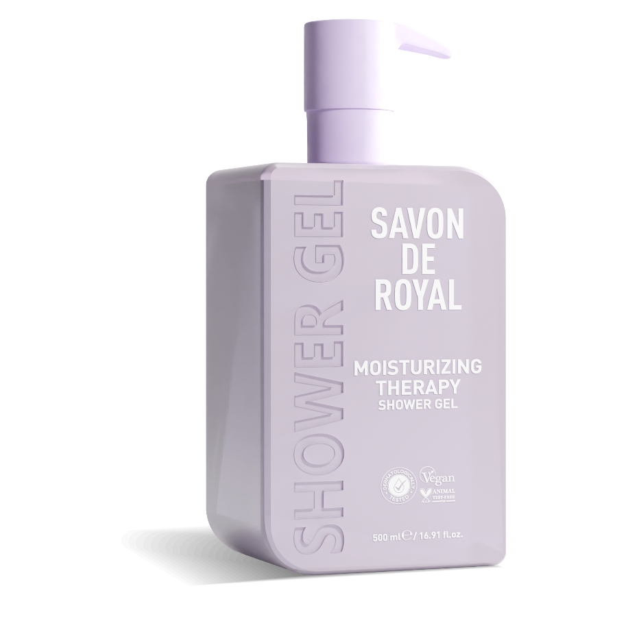 Savon DeRoyal Miracle Shower Gel – Moisture Therapy, 12-pack of 500ml hydrating and nourishing shower gel bottles
