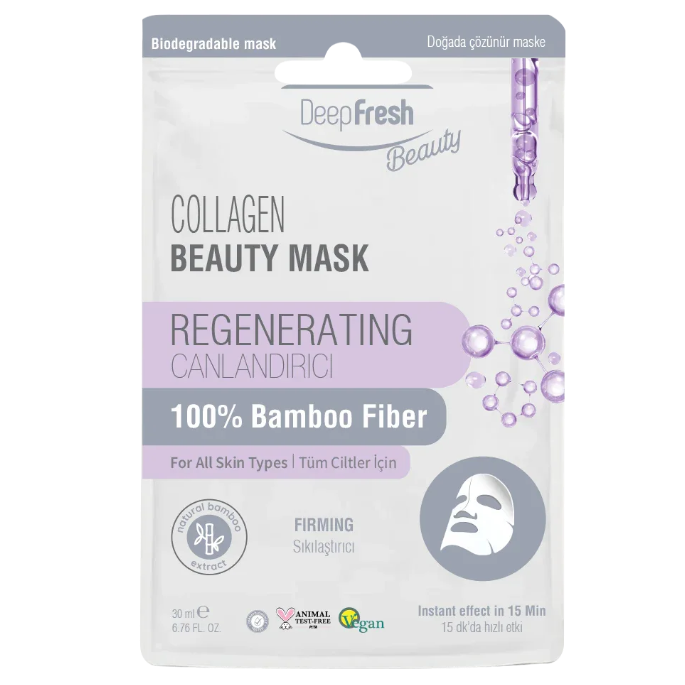 Deep Fresh Face Mask - Collagen 24pcs - Memo Cash and Carry 