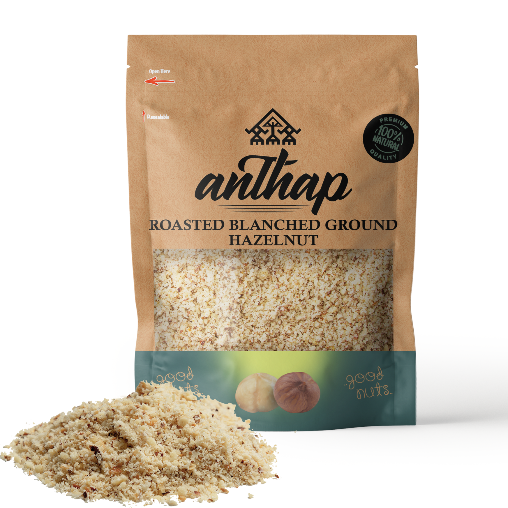 Anthap Roasted - Blanched Ground Hazelnut