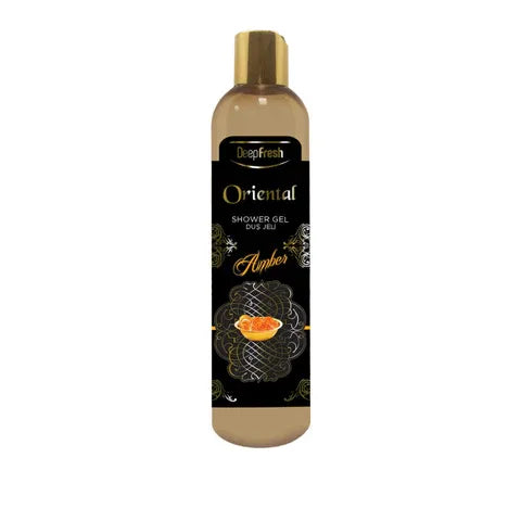 Deep Fresh Shower Gel Oriental Amber (12 Packs x 400ml) - Memo Cash and Carry 