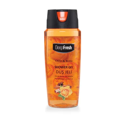 Deep Fresh Shower Gel Oud & Rose (12 Packs x 500ml) - Memo Cash and Carry 