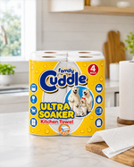 FAMILY CUDDLE ULTRA SOAKER 4X6 KITCHEN ROLLS