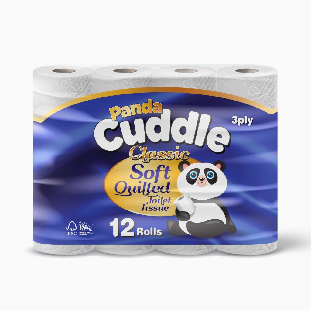 Panda Cuddle 3ply 120 Rolls - Classic