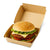 Brown Card Cb9 Large Burger Box -My (200 Pcs) - Memo Cash and Carry 
