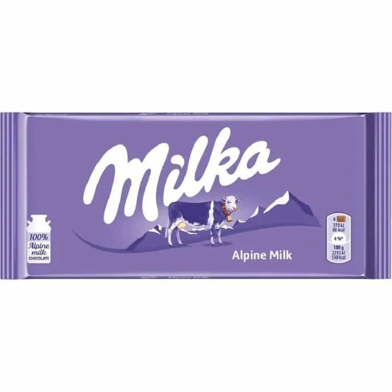 Milka Alpine Milk (25 Packs X 90G) - Memo Cash and Carry 
