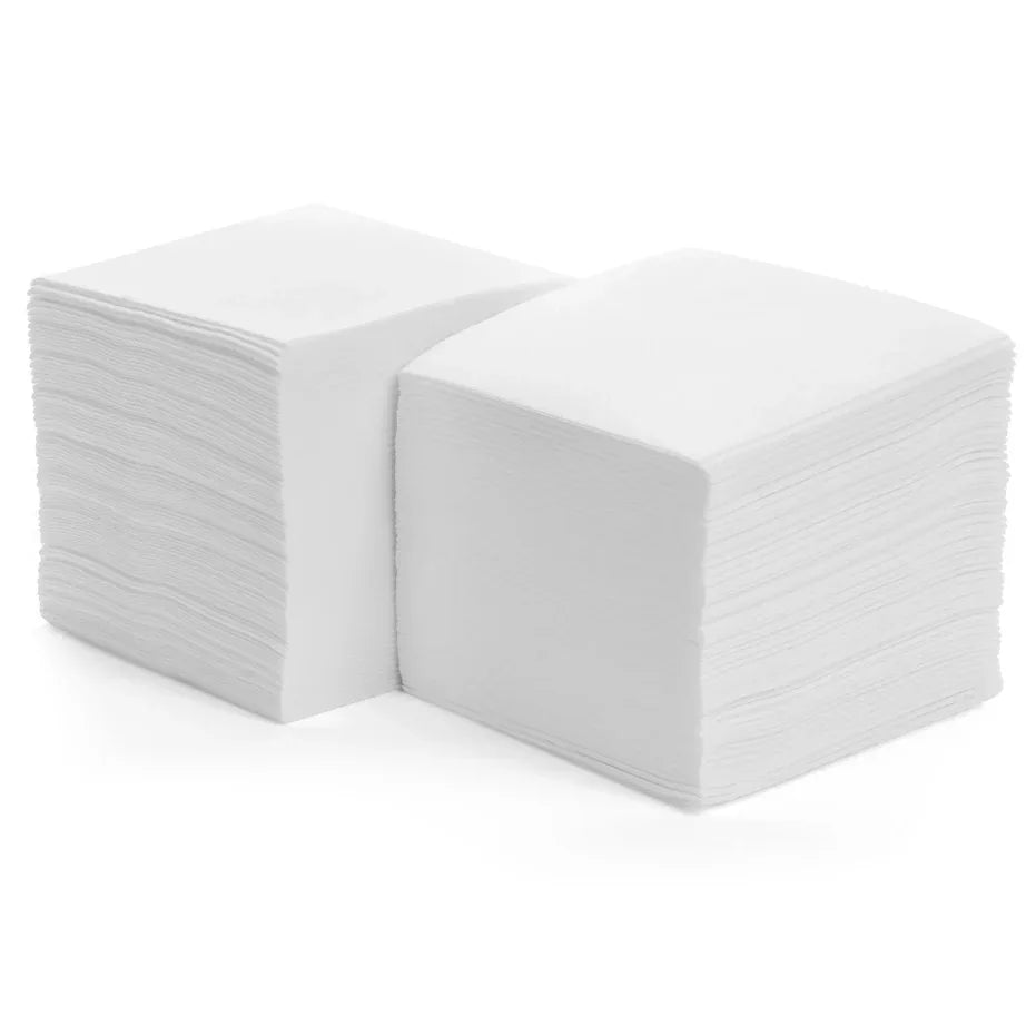 Modern Eco Serviette Napkin 30x30cm — 5000 pcs case, white paper napkins for restaurants, cafes and catering, UK wholesale