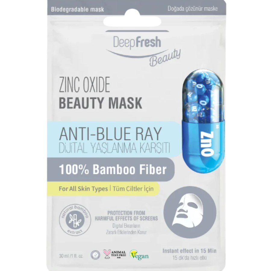 Deep Fresh Face Mask - Zinc Oxide 24pcs - Memo Cash and Carry 